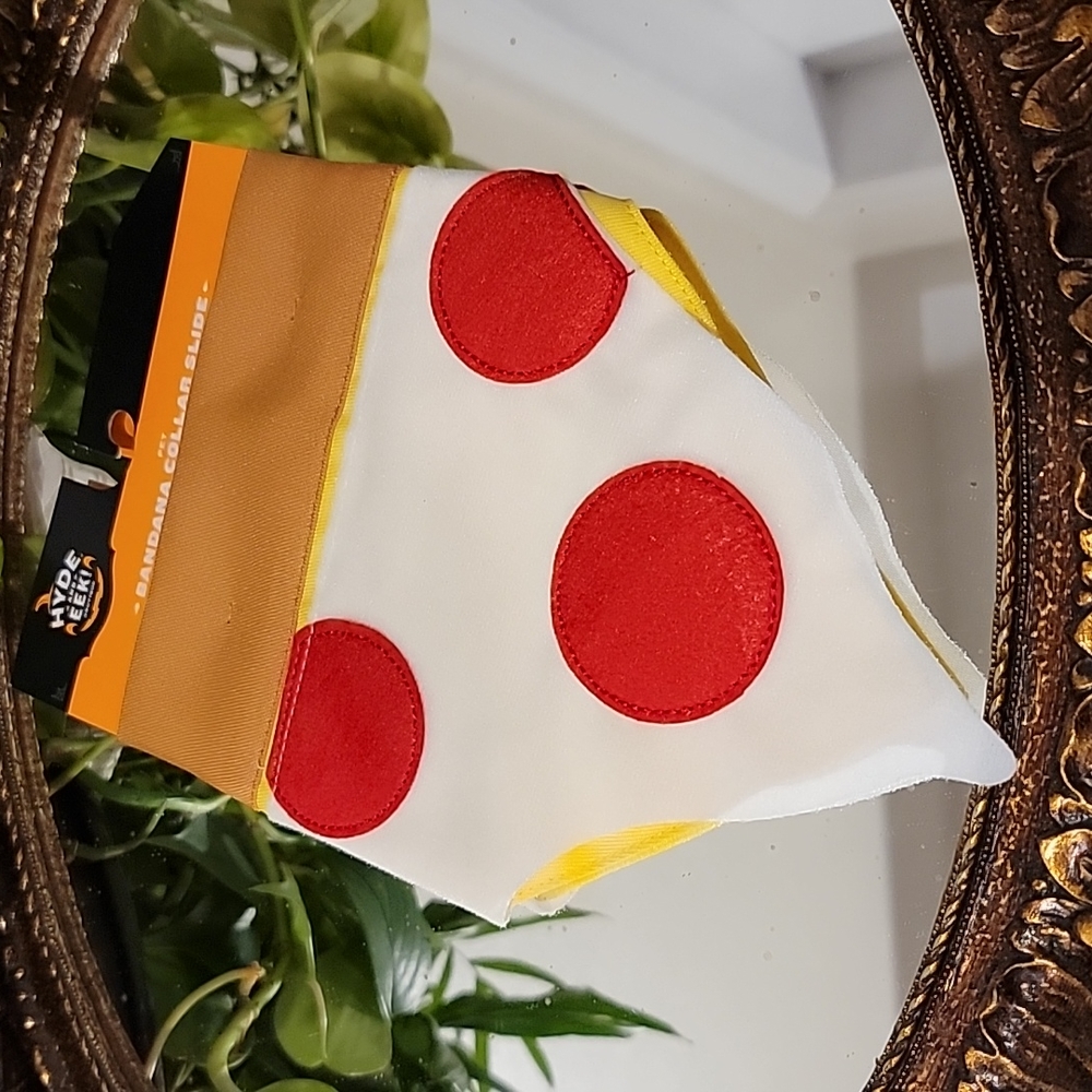 COPY - 🍕 Hyde and Eek Dog Bandana collar slide 🍕 pizza Halloween Costume acces…